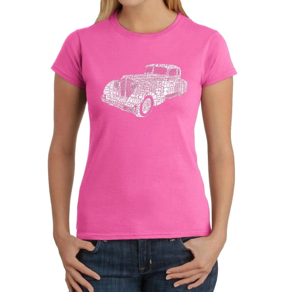 LA Pop Art Women's Word Art T-Shirt - Mobsters