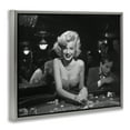 thumbnail image 4 of Stupell Industries Iconic Marilyn Portrait Novelty Photography Gray Floater Framed Art Print Wall Art, 21 x 17, 4 of 10