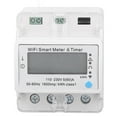 thumbnail image 1 of Medidor De Energía Inteligente, Medidor De Energía Inteligente Pantalla Digital En Carril DIN Medidor Eléctrico WiFi Monitor De Energía Inteligente Interruptor AC 110-230V, 1 of 14