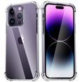 thumbnail image 2 of Funda transparente a prueba de golpes para iPhone 16, 15, 14, 13, 12, 11 Pro Max, XR, funda protectora de lente para iPhone 16, 11, 12, 13, 14, 15, cubierta trasera, 2 of 4