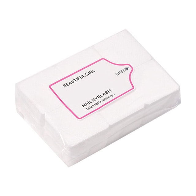 Gel Nail Polish Wiping Remover Non-woven Manicure Toenails Cleaning Papers Water Absorbent Pads Accessory for Beauty Salons 540 Pcs/Bag