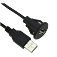 thumbnail image 5 of Universal Car USB Extension Extension Cable Dashboard Flush Mount for Car Radio Stereo Media Player - 1M, 5 of 5