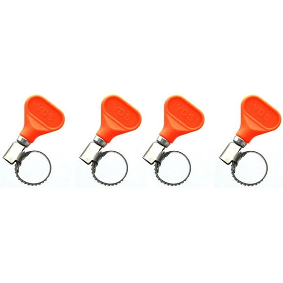 EZ Turn Hose Clamp 5/8"-4 Count