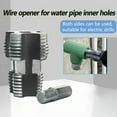 thumbnail image 4 of Double Ended Pipe Tap For PPR/PVC Pipe 1/2 Inch And 3/4 Inch Pipe Threading Tool Ideal For DIY & Plumbing Durable And Easy To Use Thread Cutter, 4 of 6