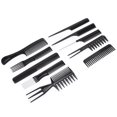 thumbnail image 2 of Peine de masaje para peinado del cabello, 10 piezas de masaje de plástico, peine de masaje anticuero cabelludo, peine para el cabello de calidad superior, 2 of 5