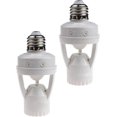 thumbnail image 1 of 2 casquillos de luz activados por movimiento, casquillos con sensor de movimiento E26/E27 para añadir y apagar para luces existentes, luz con sensor de movimiento automático de anochecer y a, 1 of 5