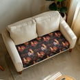 thumbnail image 2 of ZUXONGSY Rooster Couch Cushion Covers Sofa Cushion Protector Cover Stretchy Cushion Covers for Sofa Armhair Cushion Slipcover for Living Room Bedroom Office 50x27.5x9 in, 2 of 5