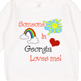 thumbnail image 3 of Inktastic Someone in Georgia Loves Me Toddler Sweatshirt, 3 of 4