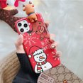 thumbnail image 4 of Christmas Mobile Phone Case Snowflake Santa Claus TPU Protective Cover, Replacement for iPhone 12/12 Pro, Type 4 Workhe, 4 of 7