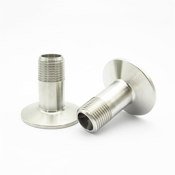 1/4" 3/8" 1/2" 3/4" 1" 1.2" 1.5" BSP Male Thread 304 Stainless Steel Sanitary Ferrule Pipe Fitting ,Easy to Install