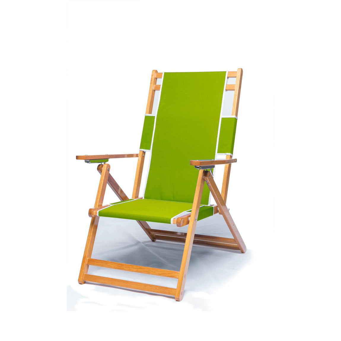 Heavy Duty Commercial Grade Oak Wooden Beach Chair Folding Wood Chaise Lounger 