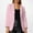 Pink, variant on Elegant Pure Color Long Sleeve Open Cardigan Women's Juniors Raincoats with Hoods Women Winter Gear Dress Jacket Women Long Coat Women Travel down Vest Wool Duster Coat and Dress for Women