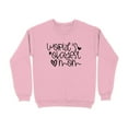thumbnail image 6 of World's Okayest Mom Graphic Design Sweatshirt (White, L), 6 of 14