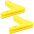 thumbnail image 1 of OULII 2Pcs Barbell Storage Rack Wall Mounted Holder Yellow Suitable for Home Gym Barbell Organizing, 1 of 5