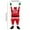 B, variant on Dserfhy Christmas Hanging Santa Claus Decoration Large Climbing Santa Claus Xmas Hanging Ornament for Outside Roof Gutter Window Wall Balcony Decor