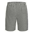 thumbnail image 6 of Naloa Houndstooth Black And White Men's Beach Shorts, Surfing shorts, Swim trunks, Quick Dry Swim Trunks for Surfing Beach Fun - Large, 6 of 9