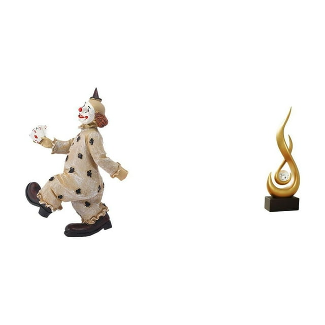 Figuras de payasos,Estatua de payaso,escultura,adorno de mesa,Escultura abstracta de fuego,Estatua de arte abstracto,adorno para decoración del hogar,Escultura de fuego