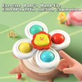 thumbnail image 2 of Hweilai Suction cup spinning fidget spinner toy, 2 of 5