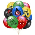 thumbnail image 2 of 49 Pcs Avengers Birthday Decorations,  Superhero Birthday Decorations with Cake Toppers, Balloons, Happy Birthday Banner, Backdrop, Large Cake Topper, Ribbon, 2 of 9