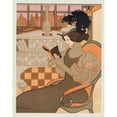 thumbnail image 3 of Georges de Feure 15x18 Black Modern Framed Museum Art Print Titled - New Year's Wish from Octave Uzanne for the Year 1897 (1896), 3 of 5