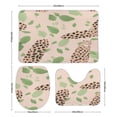 thumbnail image 3 of Leopard Print Pattern Bathroom Rug Set of 3, No Silp Washable Cover Floor Rug Decorations for Kitchen Bathroom Bedroom, 3 of 7