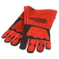 thumbnail image 7 of Lincoln Electric Red and Black Leather Welding Gloves, 7 of 7