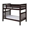 thumbnail image 3 of Santa Fe Mission Tall Bunk Bed Twin over Twin - Attached Ladder - Multiple Finishes - with Twin Size Under Bed Trundle, 3 of 3