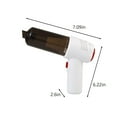 thumbnail image 3 of Fiudx Aspiradora de Mano, Alta Potencia de Succión de 9000 Pa, Recargable, Diseño Ligero y Portátil, Ideal para Coche, Hogar y Oficina, Carga Rápida, Batería de 2000 Mah, Tamaño: 18,8 X 15,8 X 6,6 Cm, 3 of 6