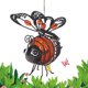 thumbnail image 4 of Lámpara solar de abeja con forma de animal para jardín, con pluma y gancho, iluminación LED de metal, decorativa, alimentada por energía solar, para terrazas, césped, patio, balcón, luz exterior., 4 of 8