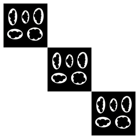 

Pero pio 5Pcs Mold DIY Cookie Irregular Biscuit Gingerbread Cake Baking Silicone Fondant Jelly Moulds Bakeware Kitchen Festival 3PCS