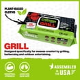 thumbnail image 4 of Crocodile Cloth Grill Cleaning Wipes – 80 XL Plant-Based Wipes, 15" x 10", 4 of 6
