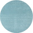 thumbnail image 1 of Ahgly Company Indoor Round Contemporary Denim Blue Abstract Area Rugs, 8' Round, 1 of 6
