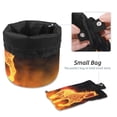 thumbnail image 4 of PhooArto Travel Cosmetic Bags Barrel Makeup Bag, Multifunctional Toiletry Bucket Bags Round Organizer Storage Pocket, Flaming Run Horse, 4 of 6