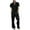 Black, variant on Mens Coveralls Casual Mechanic Overall for Men Baggy Zipper Buttons-Front Jumpsuit Solid Work Long Pants Trousers Rompers Casual One Piece Jumpers