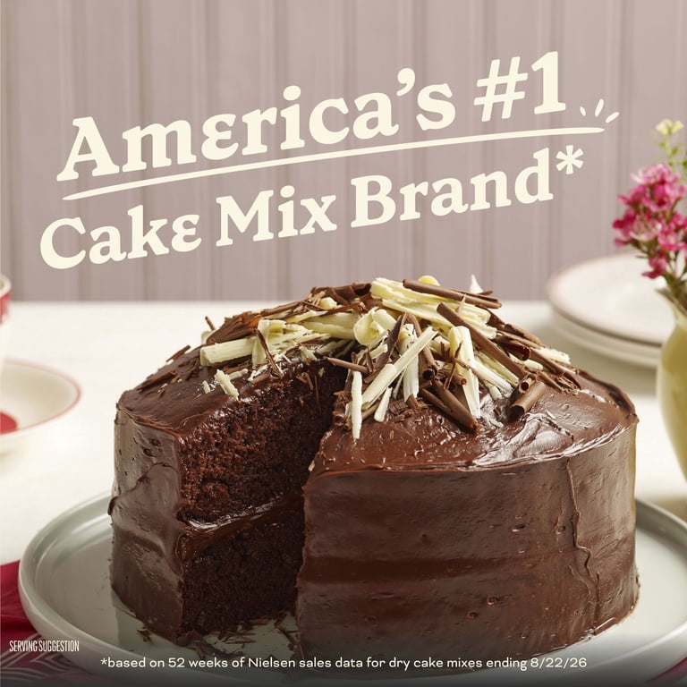 Betty Crocker Super Moist ケーキミックス Betty Crocker, Cake Mix, 13.25 oz, Super Moist Chocolate Fudge