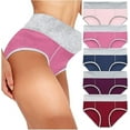 thumbnail image 1 of Xiao Hua Ropa interior sin costuras para mujer, bragas sexys de encaje estilo hipster, tanga, bragas, ropa interior para mujer, 5 piezas, L, 1 of 3