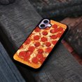 thumbnail image 4 of WIRESTER Shockproof Soft Rubber Cover Case for Apple iPhone 17 6.3" 2025, Pepperoni Pizza, 4 of 5
