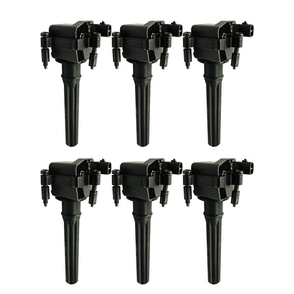 Set of 6 Ignition Coils Compatible with 2004 2005 2006 Chrysler Pacifica 3.5L 215cid V6 Replacement for UF395 UF269 C1443