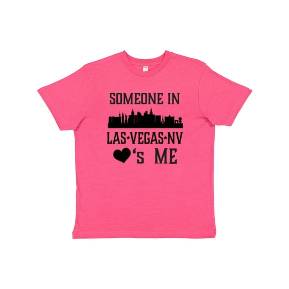 Inktastic Las Vegas Nevada Someone Loves Me Skyline Youth T-Shirt