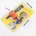 thumbnail image 1 of Metal Sheet Nibbler Cutter Double Head Metal Sheet Cutter Hole Drill Attachment Paperboard Package, 1 of 9