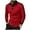 C95/Red, variant on XIYON Mens Long Sleeve Polo Shirts Men's Color Blocked Button Up Collar Sportswear With Design Shirt Classic Comfortable Golf Shirts For Men