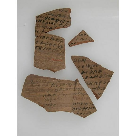 Ostrakon with Biblical Text Poster Print 18 x 24