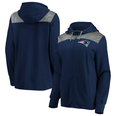 New England Patriots Fanatics Branded Women's Team Best Full-Zip Hoodie - (The Best Hoodie Brand)