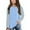 Light Blue, variant on Kids T Shirt Long Sleeve Light Blue Shirt Kids Fall Tops Crewneck Basic Tees Comfort Colors Girl Tops 4-5 Years