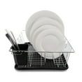 thumbnail image 4 of Megachef DR-180 16 in. Chrome Plated & Plastic Counter Top Drying Dish Rack, Black, 4 of 6