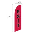 thumbnail image 2 of Vispronet Exit Feather Flag, 2.6ft x 11.2ft, Flag Only, 2 of 5
