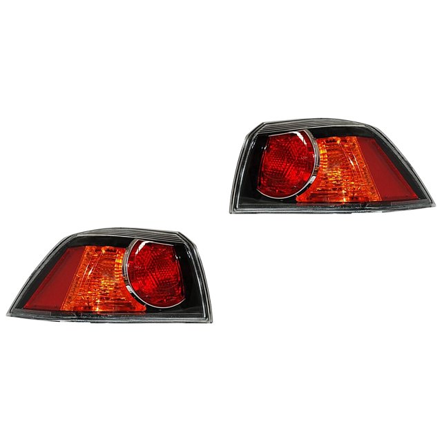 Par de Calaveras Lancer 2010 A 2015 Dodge Ext C/Arnés C/Filo Negro Genérica .