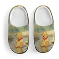 thumbnail image 3 of Kids Winnie The Pooh Slippers Boys Girls Non-Slip Fuzzy House Slippers Warm Soft Plush Winter House Shoes Slip-On Shoes, 3 of 7