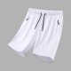 thumbnail image 3 of Pantalones cortos Ice Silk para hombre: ligeros, transpirables, bolsillos con cremallera, cintura elástica con cordón: deportivos/fitness, nailon spandex, tallas L-XXXXXL., 3 of 3