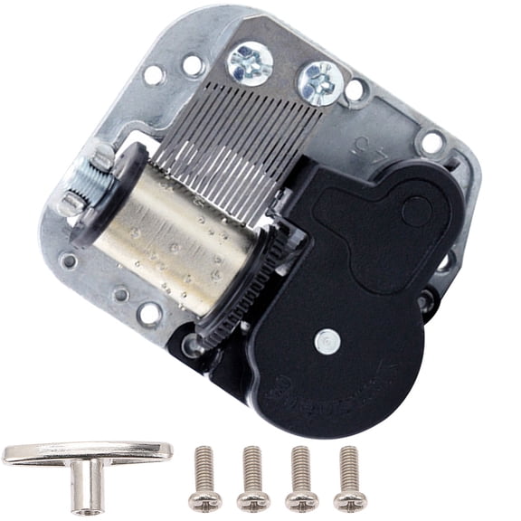 RENACLIPY Rotating Music Box Mechanism Replacement Parts for Craft Projects with Clockwork Design, Ideal for Adults and Kids
